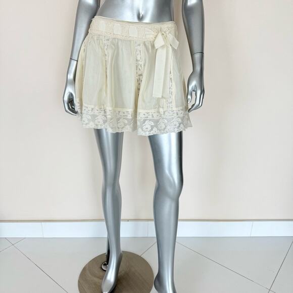NEW!!!! LoveShackFancy ivory skirt size 8 US - Picture 2 of 10